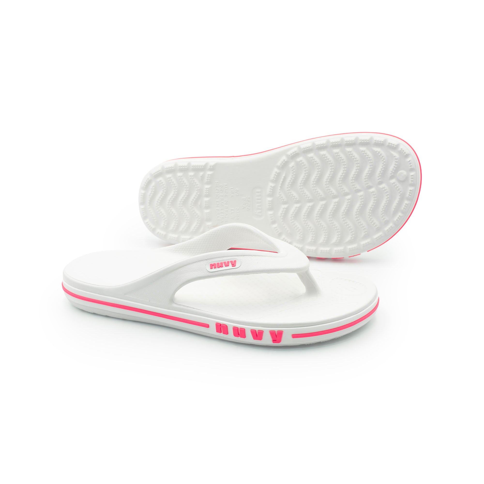 NUVY  WAVE BAND BRANCO/PINK