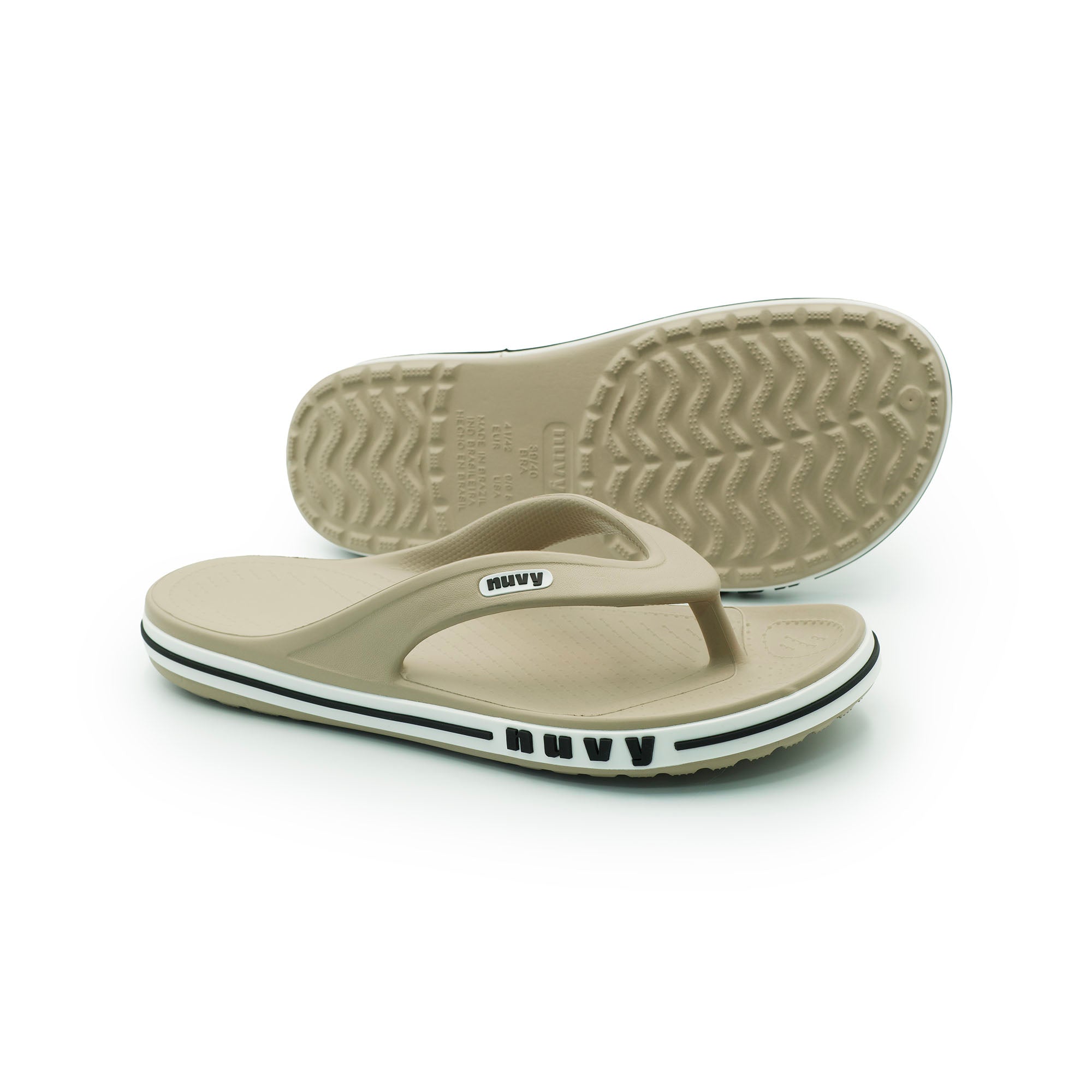 NUVY  WAVE BAND NUDE/PRETO